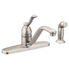 Moen 7051SRS Banbury One Handle Kitchen Faucet in Spot Resist Stainless