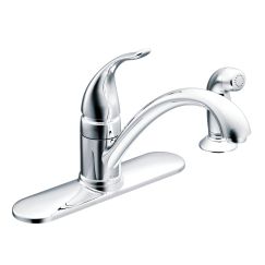 Moen 7082 Torrance 1.5 GPM One Handle Kitchen Faucet in Chrome