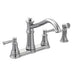 Moen 7255 Belfield Two Handle Kitchen Faucet with Spray in Chrome