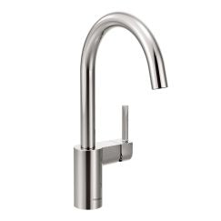 Moen 7365 Align One Handle High Arc Kitchen Faucet in Chrome