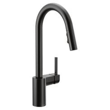 Load image into Gallery viewer, Moen 7565 Align One Handle Pulldown Kitchen Faucet in Matte Black
