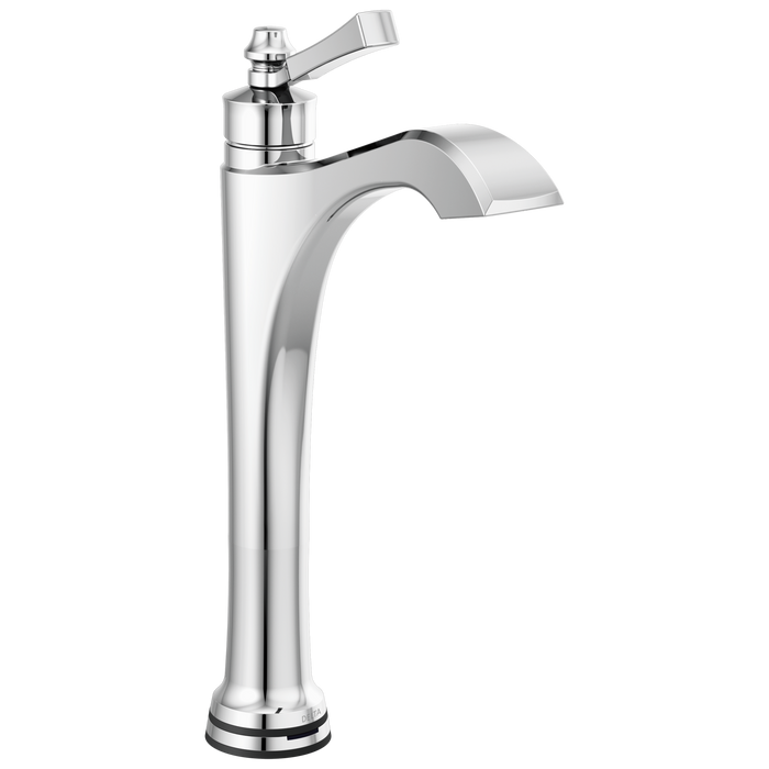 Delta Delta Dorval™: Single Handle Vessel Bathroom Faucet with Touch<sub>2</sub>O.xt Technology