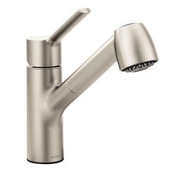 Moen 7585 Method One Handle Pullout Kitchen Faucet in Spot Resist Stainless