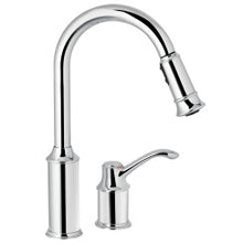 Load image into Gallery viewer, Moen 7590 Aberdeen One Handle Pulldown Kitchen Faucet in Chrome
