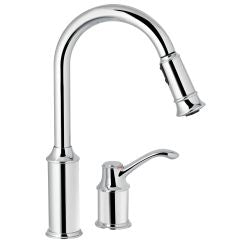 Moen 7590 Aberdeen One Handle Pulldown Kitchen Faucet in Chrome