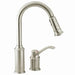 Moen 7590 Aberdeen One Handle Pulldown Kitchen Faucet in Classic Stainless
