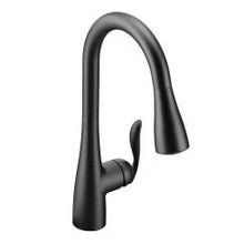 Load image into Gallery viewer, Moen 7594 Arbor One Handle Pulldown Kitchen Faucet in Matte Black

