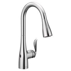 Moen 7594EW Arbor One Handle Pulldown Kitchen Faucet in Chrome