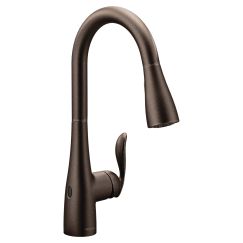 Moen 7594EW Arbor One Handle Pulldown Kitchen Faucet in Oil Rubbed Bronze