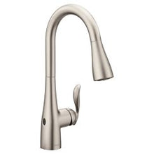 Load image into Gallery viewer, Moen 7594EW Arbor One Handle Pulldown Kitchen Faucet in Spot Resist Stainless
