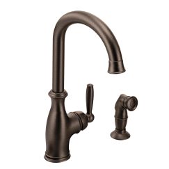 Moen 7735 Brantford One Handle Kitchen Faucet in Oil Rubbed Bronze