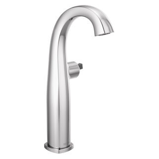 Delta Stryke: Single Handle Vessel Bathroom Faucet - Less Handle