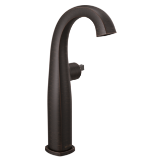 Delta Stryke: Single Handle Vessel Bathroom Faucet - Less Handle