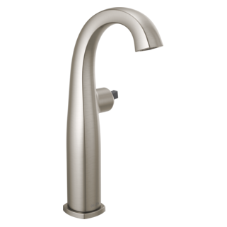Delta Stryke: Single Handle Vessel Bathroom Faucet - Less Handle