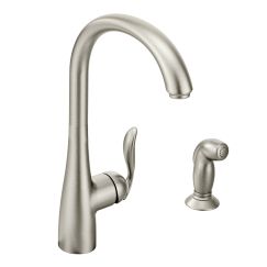 Moen 7790SRS Arbor One Handle Kitchen Faucet in Spot Resist Stainless