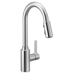 Moen 7882 Genta One Handle Kitchen Faucet in Chrome