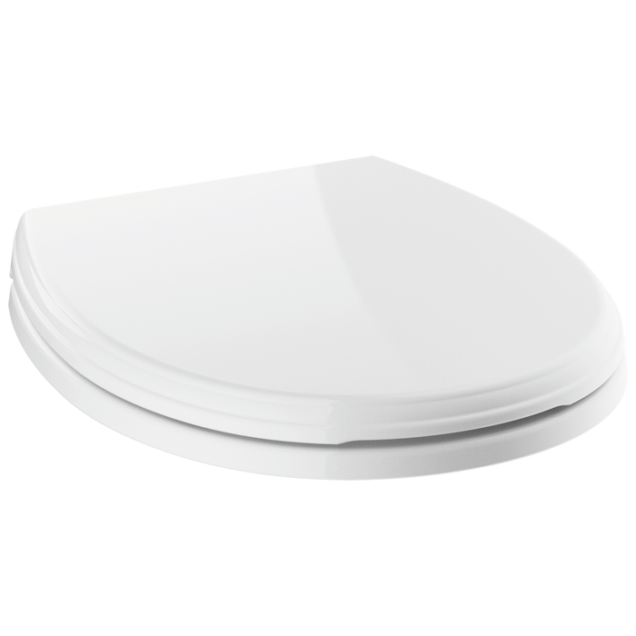 Delta 801901-WH Wycliffe Round Front Slow - Close Toilet Seat