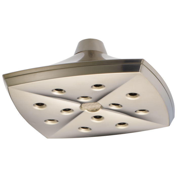 Brizo Charlotte: H2OKinetic Square Raincan Showerhead