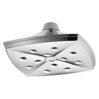 Brizo Charlotte: H2OKinetic Square Raincan Showerhead
