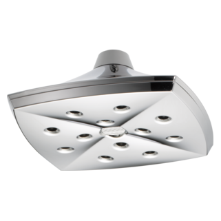 Brizo Charlotte: H2OKinetic Square Raincan Showerhead
