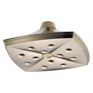 Brizo Charlotte: H2OKinetic Square Raincan Showerhead