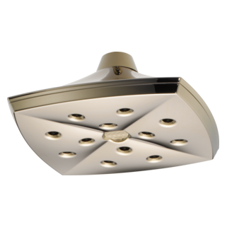 Brizo Charlotte: H2OKinetic Square Raincan Showerhead