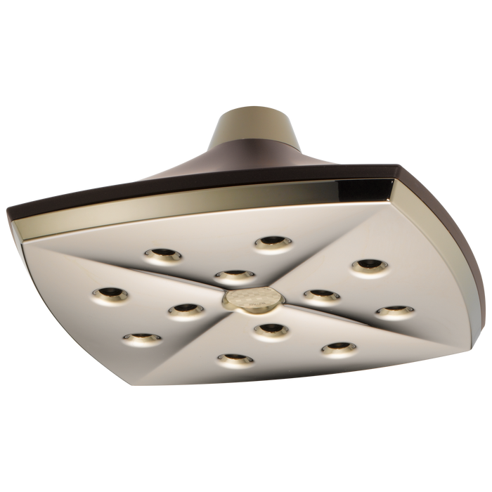 Brizo Charlotte: H2OKinetic Square Raincan Showerhead