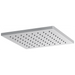 Brizo Universal Showering: 12" Linear Square Single-Function Raincan Shower Head - 1.75 GPM