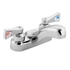Moen 8210 M-Dura 2.2 GPM Double Handle Centerset Bathroom Faucet - 2 Hole in Chrome