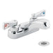 Moen 8218 M-Dura Double Handle Centerset Bathroom Faucet in Chrome