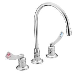Moen 8225 M-Dura 2.2 GPM Two Handle Kitchen Faucet in Chrome
