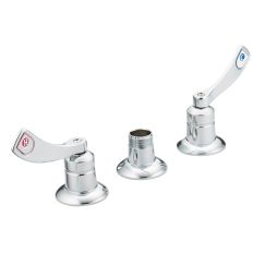 Moen 8229 M-Dura Two Handle Kitchen Faucet - 3 Hole in Chrome