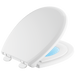 Delta 823902-N-WH Sanborne Round Front Slow - Close/Quick - Release Nightlight Family Seat