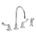 Moen 8244 M-Dura 1.5 GPM Two Handle Kitchen Faucet - 4 Hole in Chrome