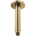 Brizo Kintsu™: 6" Dual Waterway Ceiling Mount Shower Arm and Round Flange