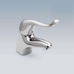 Moen 8418 Single Handle Single Hole Bathroom Faucet from the M-Dura Collection in Chrome
