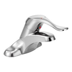 Moen 8422F05 Single Handle Centerset Bathroom Faucet from the M-Dura Collection in Chrome