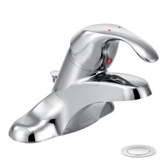 Moen 8432 Single Handle Centerset Bathroom Faucet from the M-Bition Collection Included Valve in Chrome