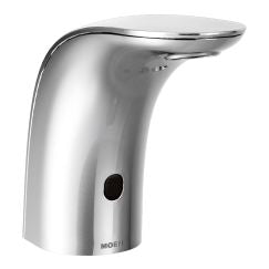 Moen 8553 Electronic Single Hole Bathroom Faucet with Batteries Included from the M - Power Collection in Chrome