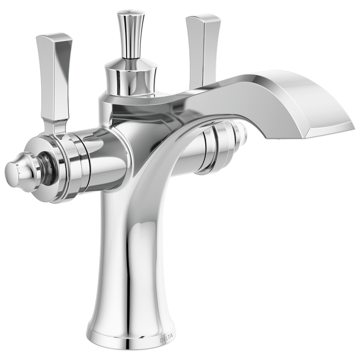 Delta Delta Dorval™: Two Handle Single Hole Monoblock Bathroom Faucet