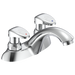 Delta Commercial 86T: Two Handle Metering Slow-Close Bathroom Faucet