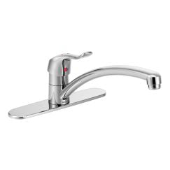Moen 8711 Commercial Kitchen Faucet from the M-Dura Collection Included Handles in Chrome