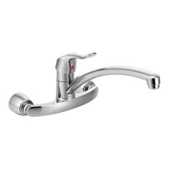 Moen 8714 Commercial Kitchen Faucet from the M-Dura Collection Included Valve in Chrome
