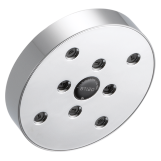 Brizo Universal Showering: 5" Linear Round H<sub>2</sub>Okinetic<sup></sup> Single Function Wall Mount Showerhead