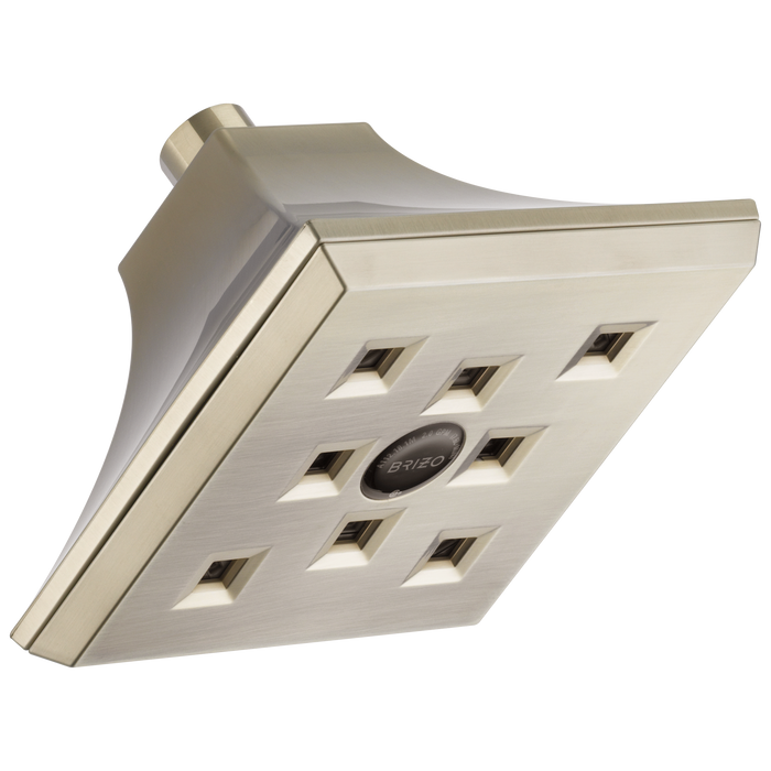 Brizo RSVP: RAINCAN SHOWERHEAD WITH H<sub>2</sub>OKINETIC TECHNOLOGY