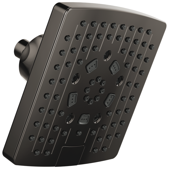 BRIZO Universal Showering: 7" Linear Square H<sub>2</sub>Okinetic<sup></sup> Multi-Function Wall Mount Showerhead