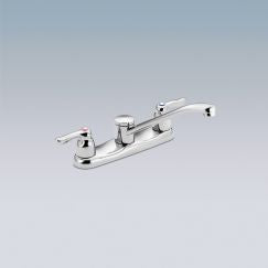 Moen 8780 Commercial Kitchen Faucet from the M-Bition Collection Included Handles in Chrome