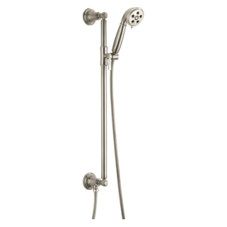 Brizo Universal Showering: H2Okinetic Multi-function Slide Bar Handshower