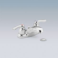 Moen 8915 Double Handle Centerset Bathroom Faucet from the M-Bition Collection Included Handles in Chrome