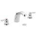 Moen 8922 Double Handle Widespread Bathroom Faucet from the M-Bition Collection Included Handles in Chrome